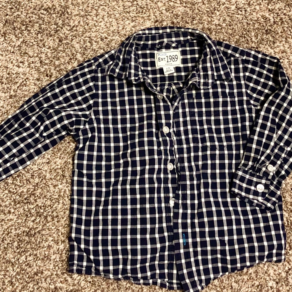 Children's place button down shirt